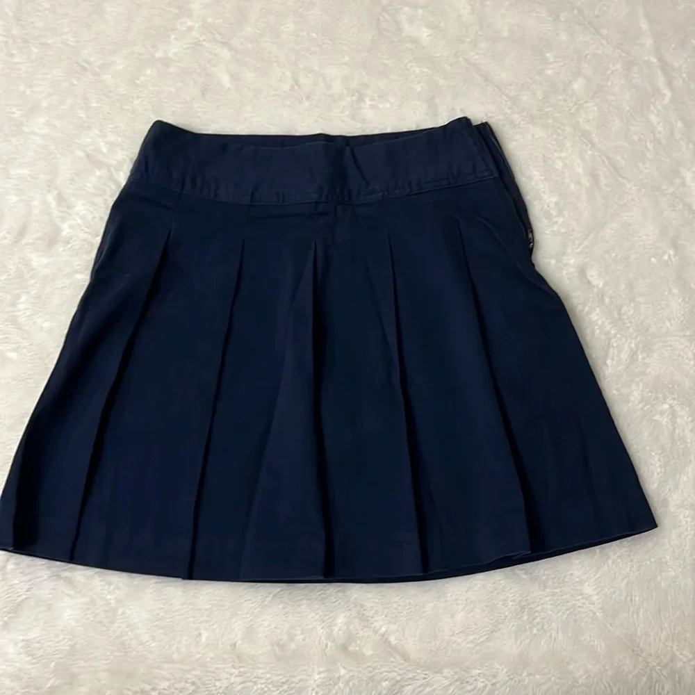 Children’s Place Girls Navy Uniform Pleated Scooter Skort Size 14 NWT